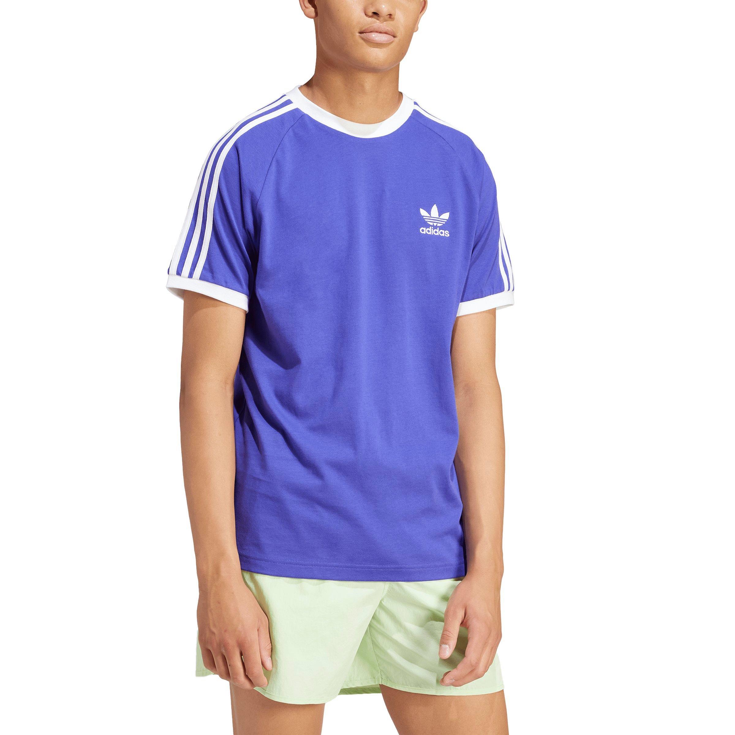 adidas Men's Originals Adicolor Classics 3-Stripes T-Shirt - Purple